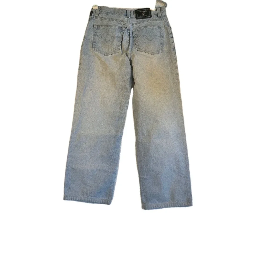 Versace Jeans Couture Light Wash Denim Pants Mens Size 31 Made in Italy